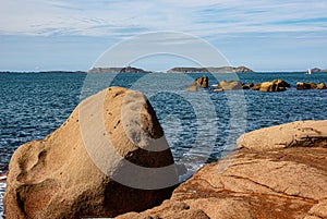 Summer Serenity: Ploumanach, Pink Granite Coast, Brittany, France