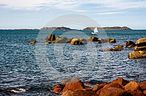 Summer Serenity: Ploumanach, Pink Granite Coast, Brittany, France