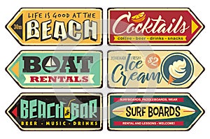 Summer signs collection