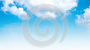 Summer sky and beautiful in the blue sky with clouds.