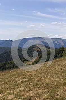 Letní slovenská hora Velká Fatra, Velká Fatra, vrcholy Nová Hola 1361 m a Zvolen 1403 m, výhledy z nich, Slovensko