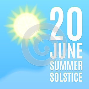 Summer solstice background.