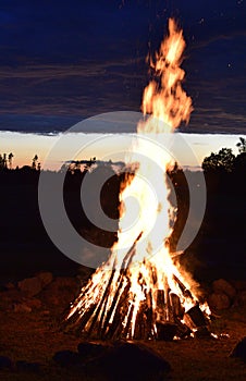 Summer solstice celebration in Latvia.