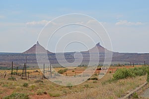 Summer in Southern Utah: Pair of Proportioned Rock Formations photo
