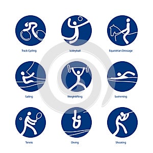 Summer Sports pictograms