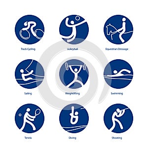 Summer Sports pictograms photo