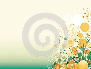 summer or spring season, vector style background