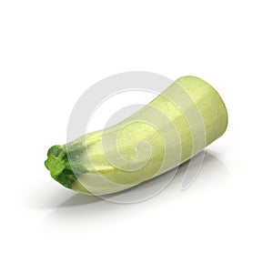 Summer Squash Zucchini Isolated on White Background 3D Illustration