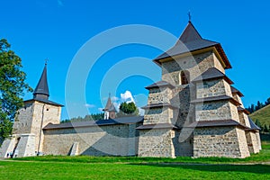 Summer at the Sucevita monastery in Romania