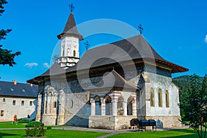 Summer at the Sucevita monastery in Romania