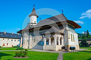 Summer at the Sucevita monastery in Romania