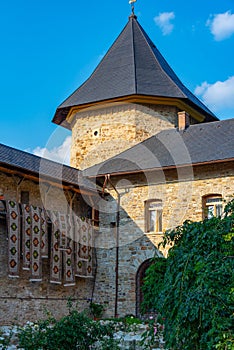 Summer at the Sucevita monastery in Romania