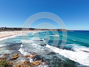 Summer Sun and Surf at Bondi Beach, Sydney, Australia