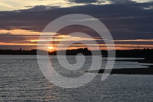 Summer Sunset at Chasewater, Staffordshire