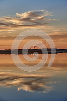 Summer Sunset  on Mildred lake