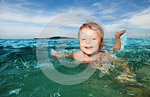 Summer, swimming, vacation, kid