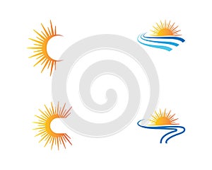 Summer symbol vector icon