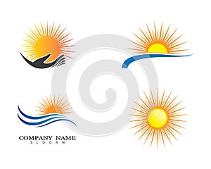 Summer symbol vector icon illustration