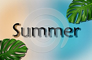 Summer template, banner