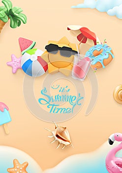 Summer time background.