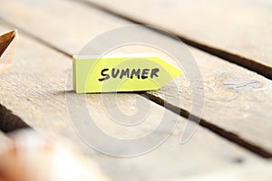 Summer time creative concept