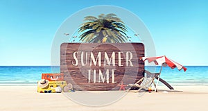 Summer time holiday background