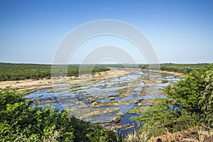 Summer time landscape in Kruger National park, South Africa