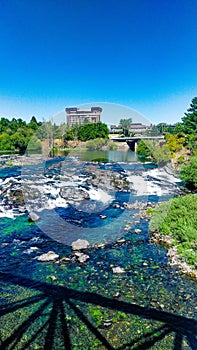 Summer time in riverfront park Spokane washington