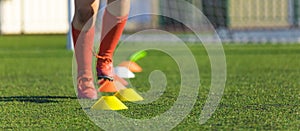 Summer Training Camp. Soccer Drills: The Slalom Drill. Youth Soccer Practice Drills