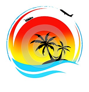 Summer Travel Logo on white