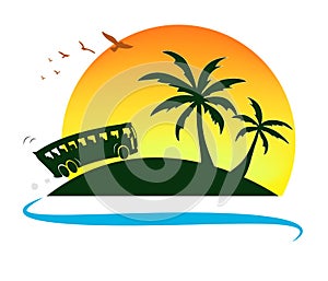 Summer Travel Logo on white