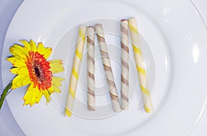 Summer treats - Sweets for children - decorated with beautiful flower