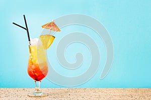 Summer Tropical Cocktail