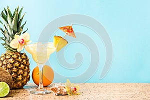 Summer Tropical Cocktail