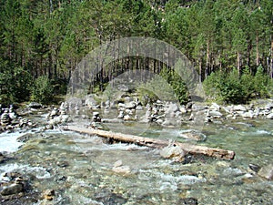 Summer. Tunkinskaya valley. The Resort Arshan.