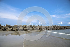 Summer at Tybee Beach, Tybee Island, Savannah, Georgia