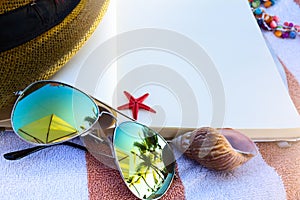 Summer vacation; enjoy happy holiday on the Summer beach