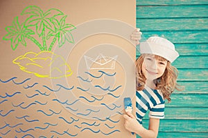 Summer vacation and travel concept