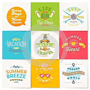 Summer vacation type design