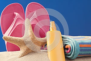 Summer vaction beach background