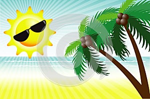 Summer vector background