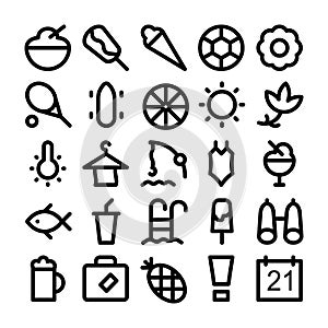 Summer Vector Icons 3