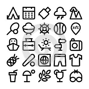 Summer Vector Icons 6