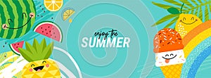 Summer vector illustrations