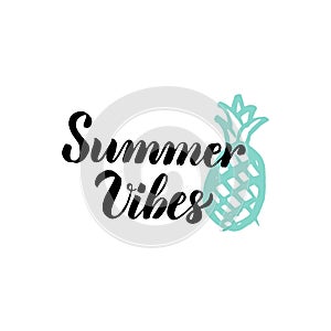 Summer Vibes Lettering