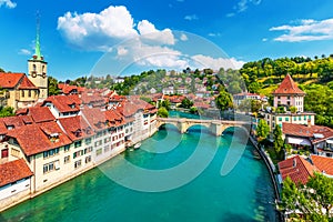 Summer view of Bern, Switzerland photo