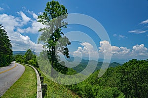 Summer View of the Blue Ridge Mountains