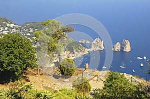 Summer view of Isle of Capri