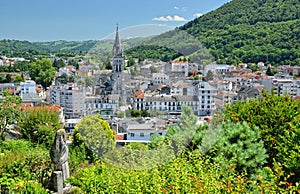 Summer view of Lourdes