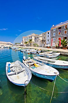 Summer view of Pag town